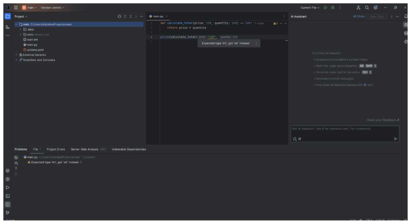 JetBrains IntelliJ IDEA Static Code Analysis